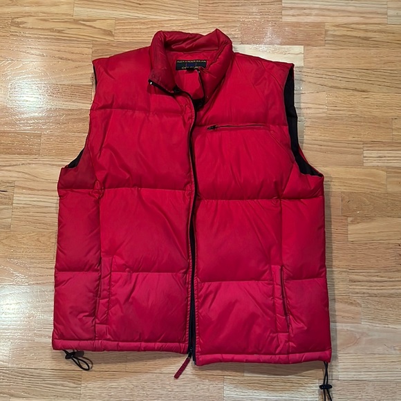 Men’s Red Down Vest - Picture 1 of 6